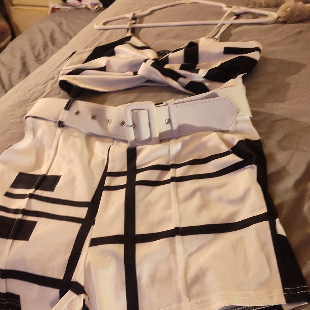 CBR Monochrome Striped Romper